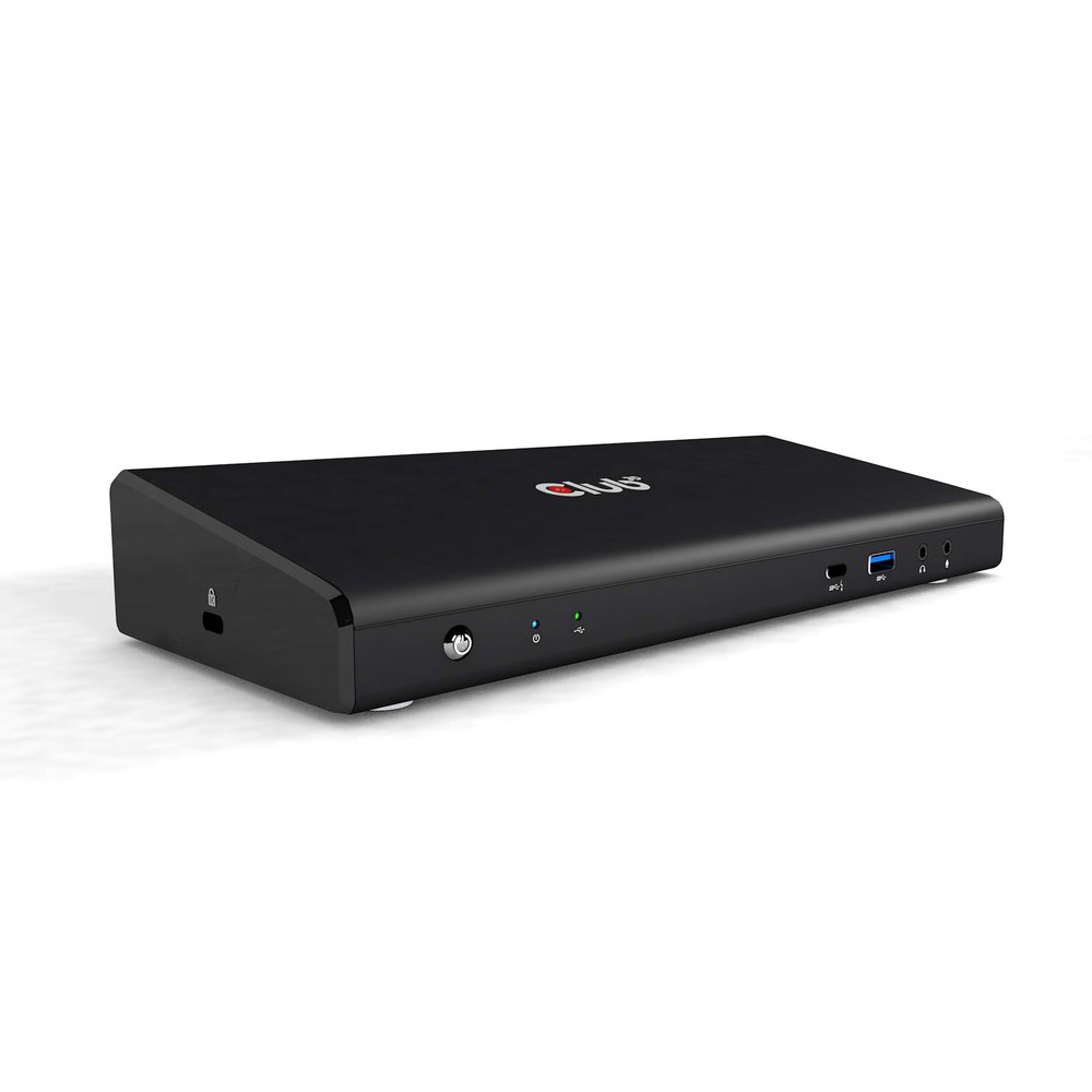 CLUB3D CSV-1562 replicatore di Porte e Docking Station per Notebook Nero