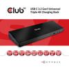 CLUB3D CSV-1562 replicatore di Porte e Docking Station per Notebook Nero view 2