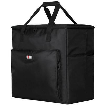 BUBM Desktop Computer Carrying Case, Padded Nylon Carry Tote Bag for Transporting Computer Tower PC Chassis, Keyboard, Cable and Mouse, Desktop Computer+ Monitor Bag, 3 light 24", Travel