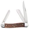 Case WR XX Pocket Knife Medium Stockman Valley Jig Natural Bone Item #49956 - (6318 SS) - Length Closed: 3 5/8 Inches view 1