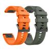 ANCOOL for Fenix 7X/Fenix 6X/Fenix 5X/Fenix 8 51mm Watch Band 26mm Quickfit Bands Compatible with Fenix 6X Pro/7X Pro/5X Plus/3/Descent MK 2/2i/MK 3 51mm Smartwatch(Olive Green/Orange) view 1
