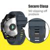 ANCOOL for Fenix 5/6/7 Band 22mm Soft Silicone Watch Bands Compatible With Garmin Fenix 5 Plus/6 Pro/8 47mm/7 Pro/Approach S60/S62 Band(Slate,Blue,Army Green) view 4
