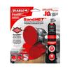 Diablo SandNet Reusable Sanding Discs with Connection Pad for Wood, Metal and Plastics - 6", 320 Grit, Ultra Fine, Ceramic Blend, 10-Pack - DND060320H10I view 2