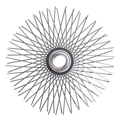 Wohler Technologies 14120 Steel Flat Wire Star Brush, 7.9 in.
