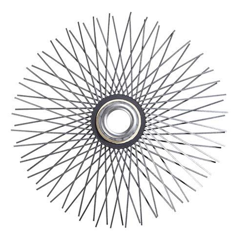 Wohler Technologies 14120 Steel Flat Wire Star Brush, 7.9 in.