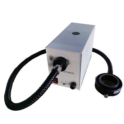 150W Fiber Optic Illuminator with O Ring Light Guide ID60mm for Stereo Microscopes