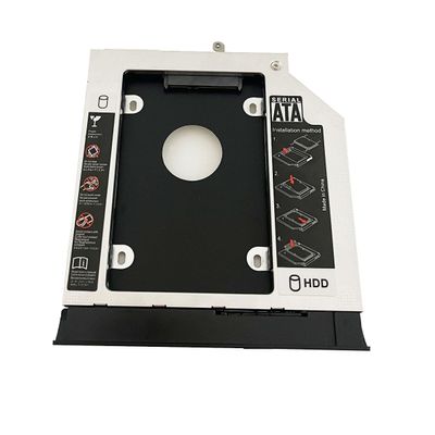 2nd HDD SSD Hard Drive Optical Bay Caddy for Lenovo IdeaPad 300-15IBR 300-15ISK with Faceplate / Bezel and Mounting Bracket