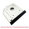 2nd HDD SSD Hard Drive Optical Bay Caddy for Lenovo IdeaPad 300-15IBR 300-15ISK with Faceplate / Bezel and Mounting Bracket view 3