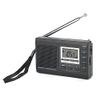 Mini Radio, AM/FM Radio with Digital Alarm Clock FM/MW/SW Radio Receiver FM Stereo Radio.(Black) view 1