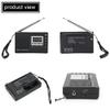 Mini Radio, AM/FM Radio with Digital Alarm Clock FM/MW/SW Radio Receiver FM Stereo Radio.(Black) view 3