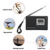 Mini Radio, AM/FM Radio with Digital Alarm Clock FM/MW/SW Radio Receiver FM Stereo Radio.(Black) view 4