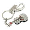 16GB Guitar Shape USB Flash Drive USB Drives Memory Stick Thumb Drives USB 2.0 Disk Pen Drive Pen Drive USB Drive Date Storage Flash Disk Zip Drive USB Stick (Silver) view 3