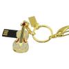 128GB Guitar Shape USB Flash Drive USB Drives Memory Stick Thumb Drives USB 2.0 Disk Pen Drive Pen Drive USB Drive Date Storage Flash Disk Zip Drive USB Stick (Gold) view 4