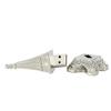 128GB Eiffel Tower Shape USB 2.0 Flash Drive Pen Drive Memory Stick USB Stick USB Drive Flash Disk Thumb Drive USB Disk USB Stick U Disk PenDrive (Silver) view 3
