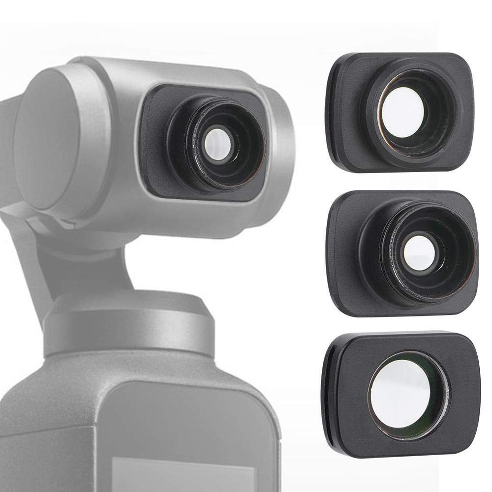 3Pcs Filter Set for Osmo, Micro-Wide Angle / 10X Macro/Fisheye Lens Filter Kit Set for OSMO Camera