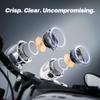 GoHawk Bluetooth Motorcycle Speakers and Amplifier Audio Sound System, 4 Inch Weatherproof Speakers, Volume Control, FM Radio, Perfect for Motorcycles/ATVs view 2