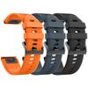 ANCOOL for Fenix 5/6/7 Band 22mm Soft Silicone Watch Bands Compatible With Garmin Fenix 5 Plus/6 Pro/8 47mm/7 Pro/Approach S60/S62 Band(Black,Orange,Slate) view 1