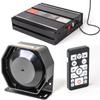 SMALLFATW Police Siren 20 Tones 130 DB 200 Watt, Dual 20A Auxiliary Switch, Wireless Remote USB Rechargeable 15M Control Range, Car PA System Speaker Horn, Emergency Siren for Car Truck Vehicles view 1