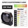 SMALLFATW Police Siren 20 Tones 130 DB 200 Watt, Dual 20A Auxiliary Switch, Wireless Remote USB Rechargeable 15M Control Range, Car PA System Speaker Horn, Emergency Siren for Car Truck Vehicles view 4