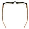 Bamboo-look Arms Blue Light Filter UV Protection Computer Reading Glasses Women (Black) +0.75 view 4