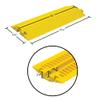Elasco Dropover Cable Cover with 2" x 2" Channel - Yellow view 3