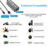 Silver USB Ethernet Adapter for Fire TV Stick Lite/4K/4K Max Firestick or Chromecast - USB to RJ45, 3ft (1m) Power Cable, Speeds up to 100 Mbps view 2