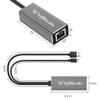 Silver USB Ethernet Adapter for Fire TV Stick Lite/4K/4K Max Firestick or Chromecast - USB to RJ45, 3ft (1m) Power Cable, Speeds up to 100 Mbps view 4