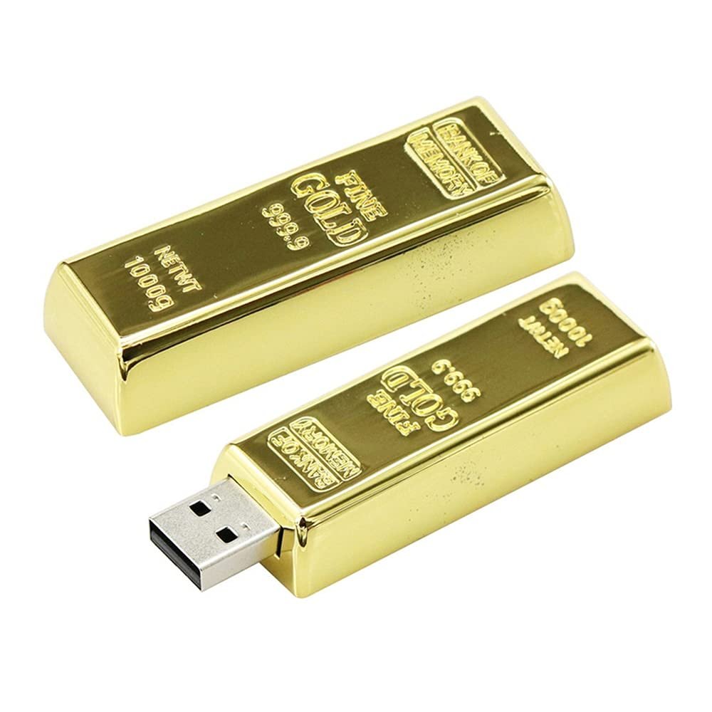 16GB Gold Diamond Shape USB 2.0 Flash Drive Pen Drive Memory Stick USB Stick USB Drive Flash Disk Thumb Drive USB Disk USB Stick U Disk PenDrive (Gold)