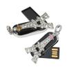 4GB Eiffel Tower Shape USB 2.0 Flash Drive Pen Drive Memory Stick USB Stick USB Drive Flash Disk Thumb Drive USB Disk USB Stick U Disk PenDrive (Silver) view 1