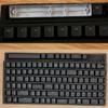 104 Keys Black Original Keycaps Doubleshot Backlit Shine Through Keyset Original Profile for Razer BlackWidow Mechanical Keyboard view 2