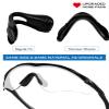 Highprecisionoptics 1 Pieces Replacement Nosepieces Nose Pads for Oakley M2 Frame/M2 Frame XL Sunglass - Gray, 0 view 2
