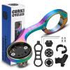 corki Cycles Out Front Bike Edge Mount Extended Bike Holder Compatible for Garmin Wahoo Bryton Cateye Bike Computer Compatible with 31.8mm/25.4mm Bicycle Handlebar view 1