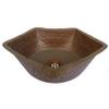 Artistic Rustic Antique Patina Vessel Bathroom Copper Sink Bowl Pentagon Copper Kitchen Bar Prep Wash Basin Washbowl Household Innovation view 2