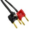 CablesOnline, 3ft 12AWG 4-Pole Neutrik SpeakOn to 2-Dual Banana Preminum Speaker Cable, XR-K9203 view 3