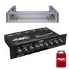 Wet Sounds WS-420BT 3-Zone Bluetooth Equalizer with WS-BTEQUDM-S Silver Under Dash Mount view 1