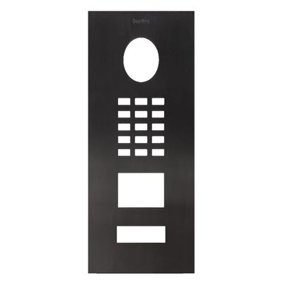 DoorBird Faceplate for D2101V IP Video Door Station Brushed Stainless Steel Titanium (V4A)
