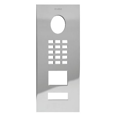 DoorBird Faceplate for D2101V IP Video Door Station Brushed Stainless Steel Chrome Polished(V4A)