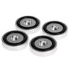 4Pcs 4010mm Anti Vibration Amplifier Feet, Aluminium Alloy Universal Speaker Spikes Pads Base Pad Anodizing Isolation Sand Blasting Amplifier Pads Feet.(Black/Gold/Silver)(??) view 2