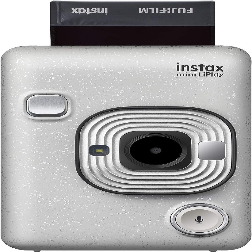 Fujifilm Instax Mini Liplay Hybrid Instant Camera (Stone White)