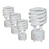 SLEEKLIGHTING GU24 23W T2 Spiral CFL Light Bulb 3500K Neutral White 2-Prong view 1