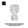 SLEEKLIGHTING GU24 23W T2 Spiral CFL Light Bulb 3500K Neutral White 2-Prong view 4