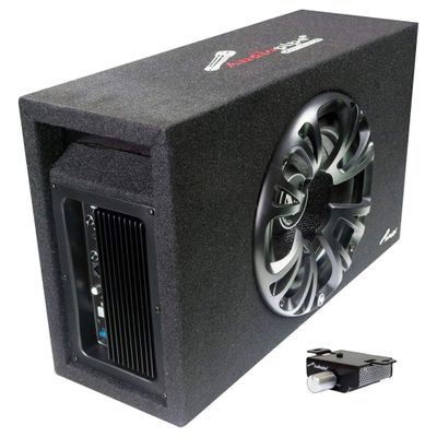 AUDIOPIPEMAP Audiopipe Single 10" Amplified Ported Bass Enclosure 1200 Watts
