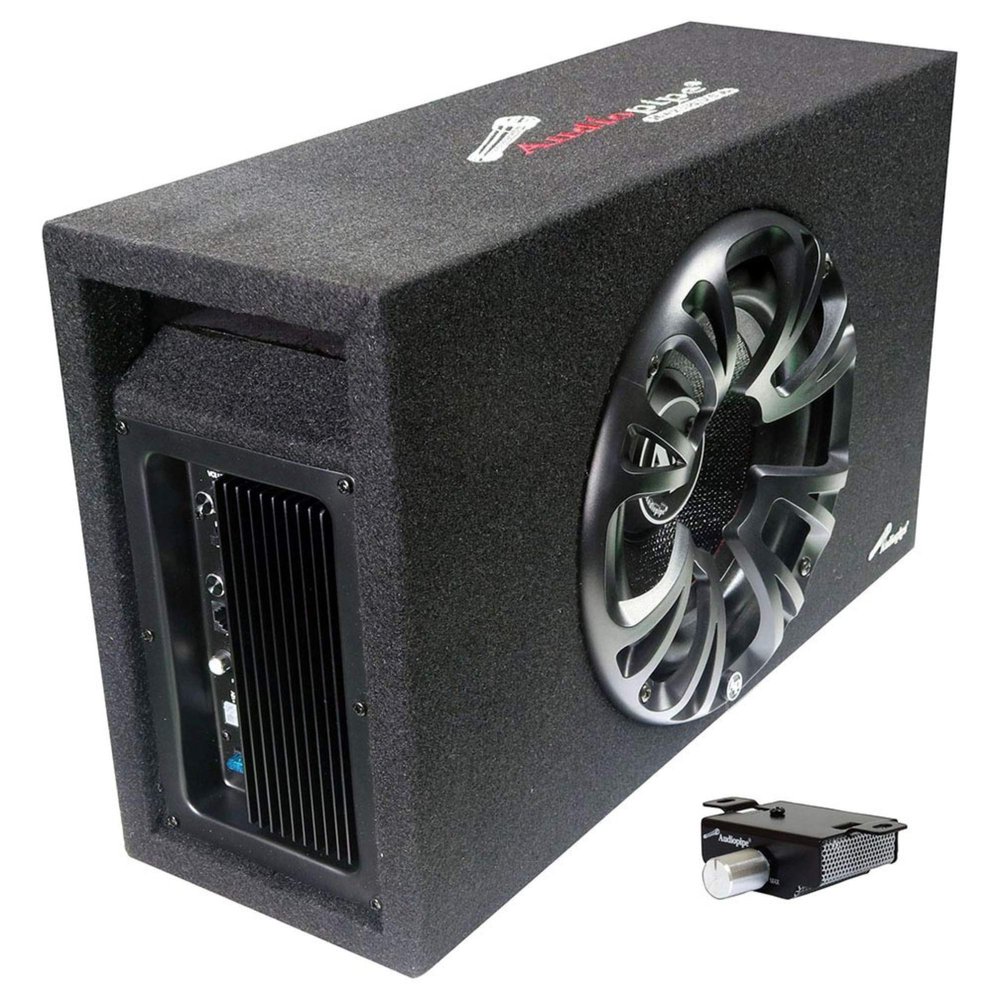 AUDIOPIPEMAP Audiopipe Single 10" Amplified Ported Bass Enclosure 1200 Watts