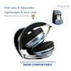 Bluetooth Wireless Headphones, Over Ear LED Light Up Headset with Mic,Hi-Fi Stereo Foldable Wireless/Wired,Micro SD/TF, FM for Adult Teen Kid for Phone/Samsung/Pad/PC/Kindle/Laptop/TV(Blue) view 4
