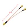 BINGFU 4G LTE Antenna Adapter Splitter Cable SMA Female to Dual SMA Male Cable 15cm 6 inch Compatible with 4G LTE Wireless Router CPE Hotspot Cellular Gateway Industrial IoT Router Mobile Modem view 3