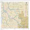 NOAA Chart 18663-San Joaquin River Stockton Deep Water Channel Medford Island to Stockton- Water-Resistant - by East View Geospatial view 1