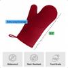 GORILLA GRIP BPA-Free Soft Silicone Oven Mitts, 550F Heat Resistant Waterproof Cooking Safety Gloves, Thick Cotton Lining, Flexible Gripping for BBQ Grilling, Kitchen Potholders Set, 12.5x8.3, Red view 4