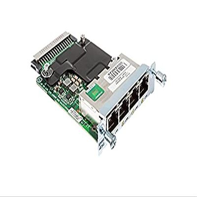 Cisco EHWIC-4ESG-P POE 4 Port 10/100/1000 Enhanced High-Speed WAN Interface Card (Renewed)