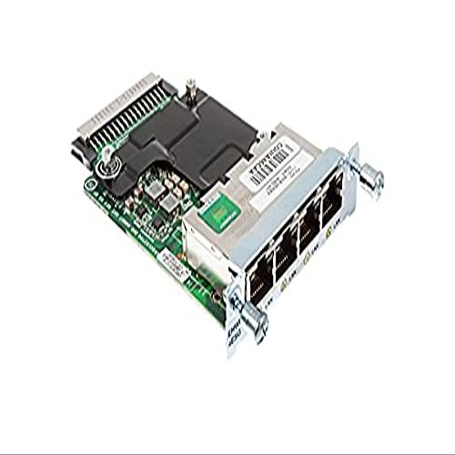 Cisco EHWIC-4ESG-P POE 4 Port 10/100/1000 Enhanced High-Speed WAN Interface Card (Renewed)