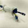 1.20" ID - Ext. Length Wall Eye Cable Pass Through Wall Port. Fits Wall or Barrier Thickness Range of 5 1/4"-7 1/8". This Unit Provides a Fully Dressed Opening Completely Through a Wall or Barrier. view 1